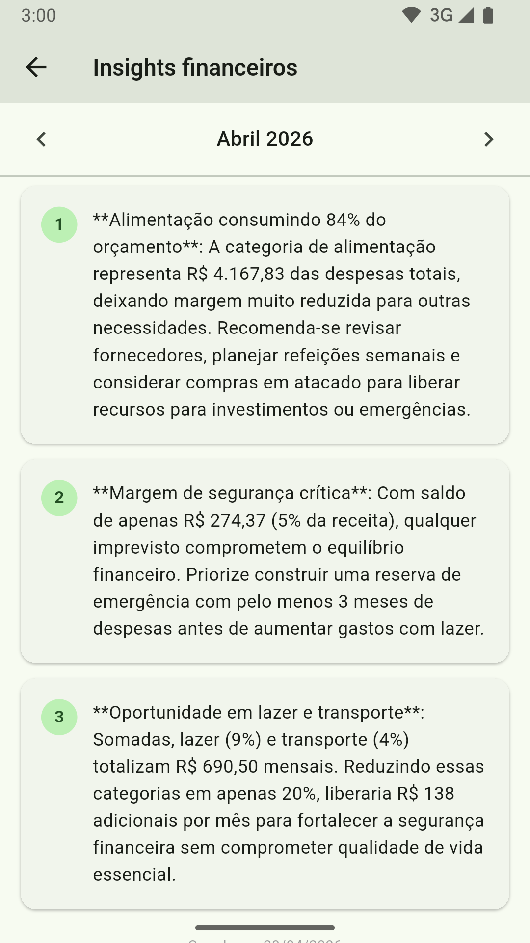 Dicas com IA