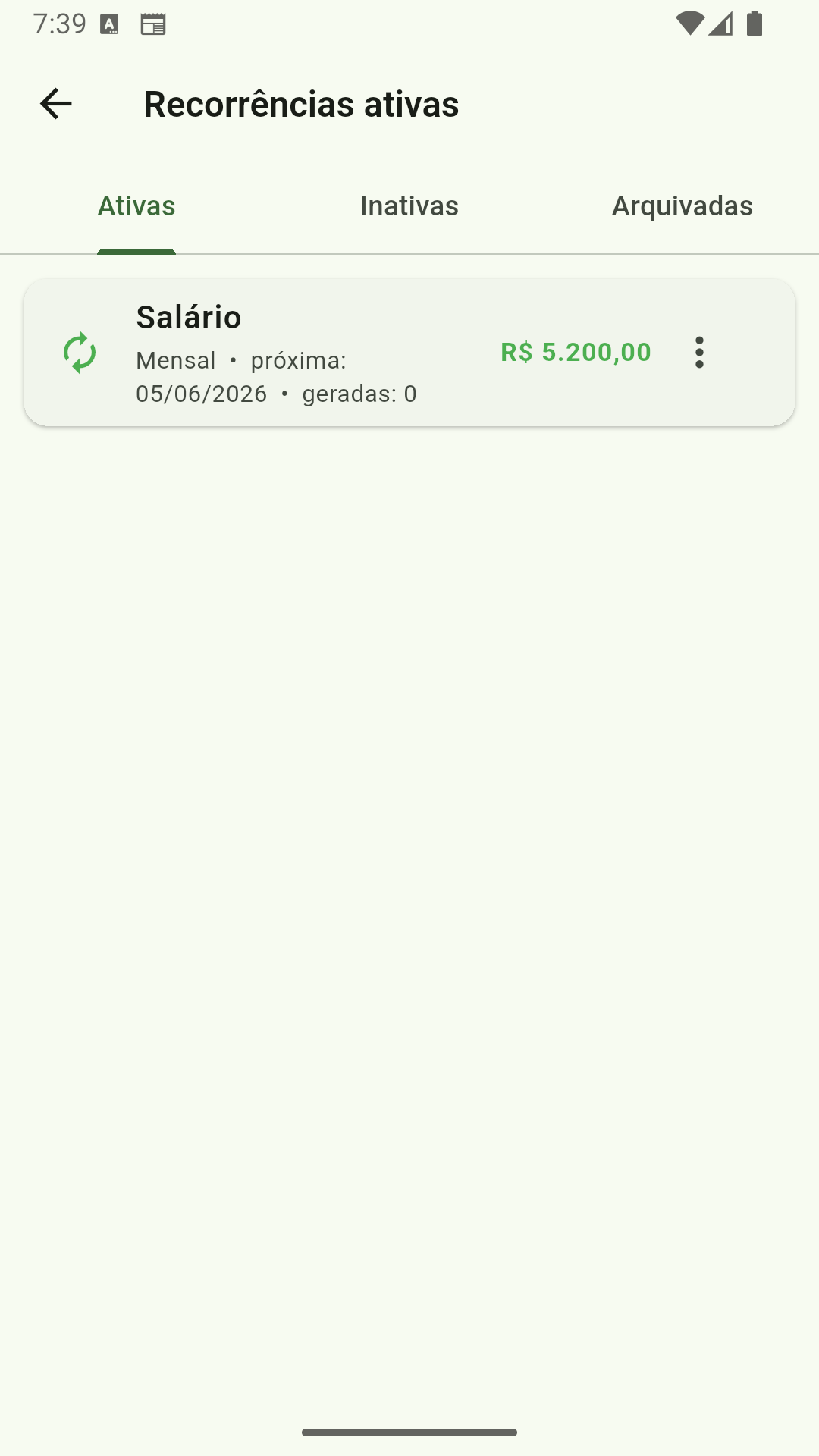 Recorrências