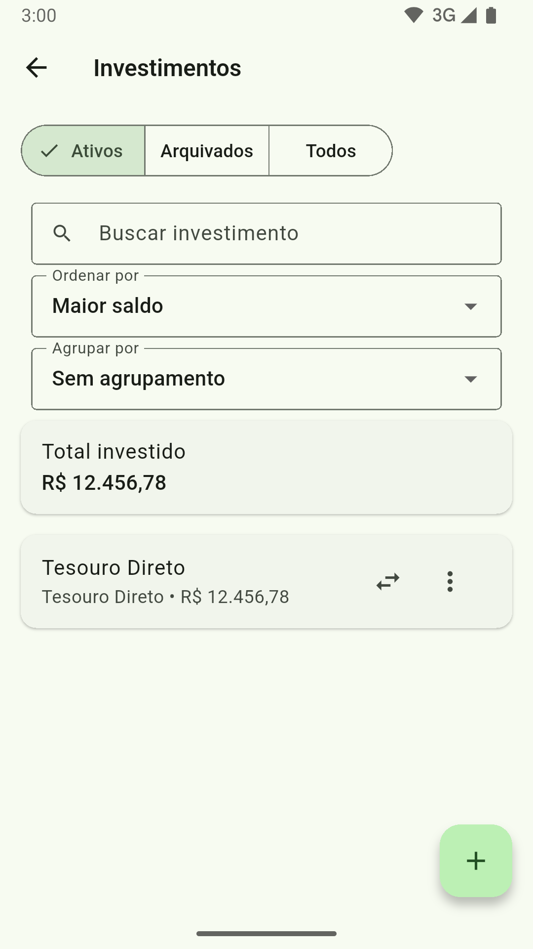 Investimentos